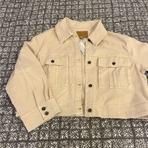 Sanctuary NWT Cream Denim Jacket
